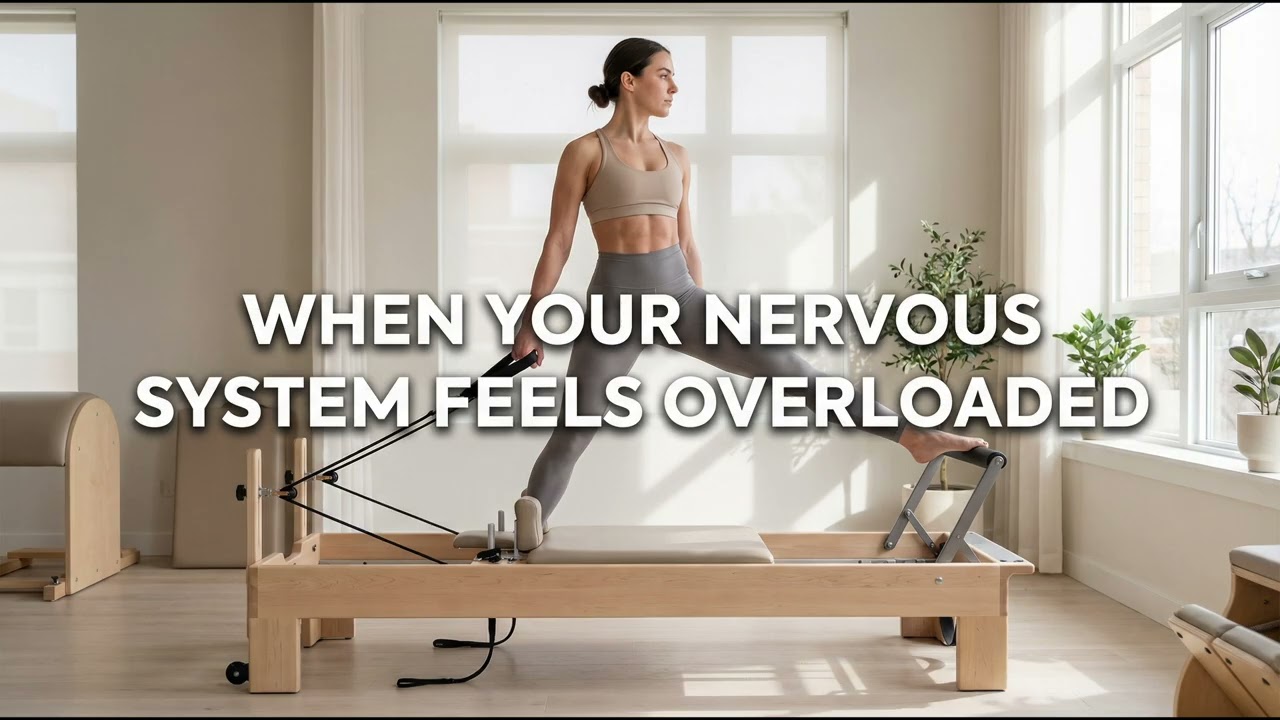 🌿 When Your Nervous System Feels Overloaded 🧘‍♀️ Gentle Grounding Pilates Flow for Deep Reset ✨