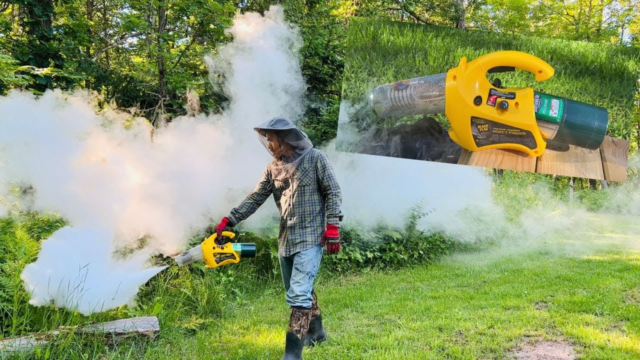 Kill THOUSANDS of Mosquitoes with this Fogger!!! Black Flag Fogger