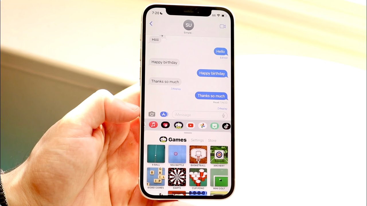Как играть в игры в iMessage!