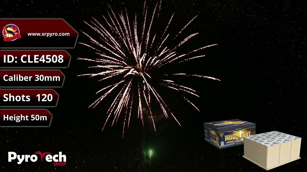 POKAZ FAJERWERKÓW MOONLIGHT - CLE4508 - SRPYRO
