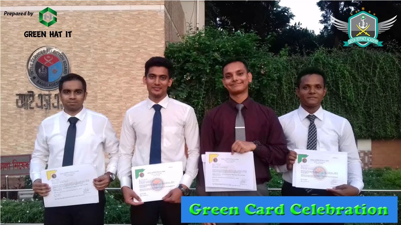 4 Green Cards Out of 5 | Green Card Celebration | ISSB Video