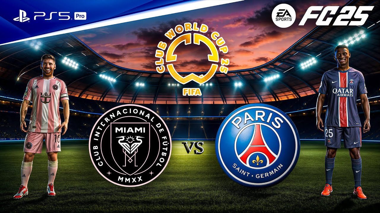 FC 25 - Inter Miami vs. PSG Ft. Messi, Dembele, | FIFA Club World Cup 2025 | PS5™ Pro [4K60]