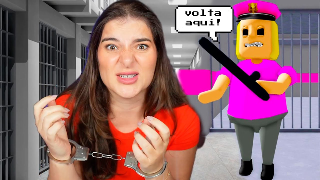 ESCAPE DA PRISÃO NO ROBLOX, MAS AGORA BARRY É MULHER!