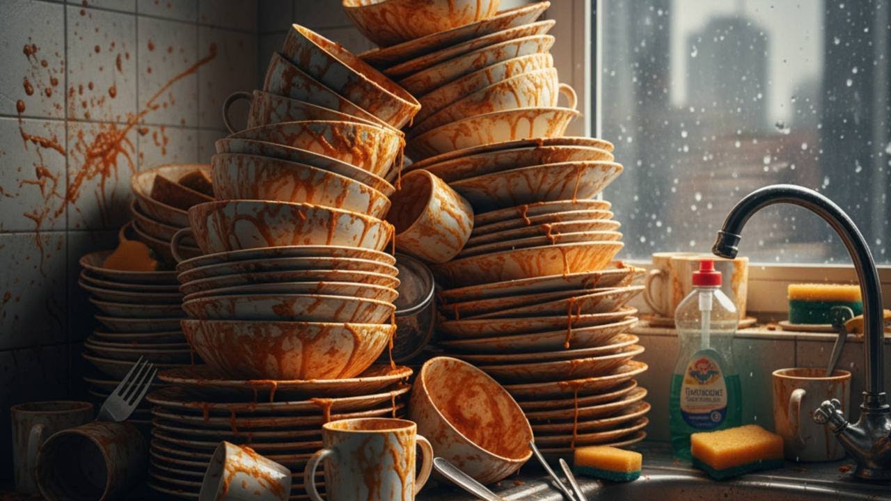 dishwashing whisper: Still Water, Clean Plates 🍽️ | Dishwashing as a Quiet Ritual