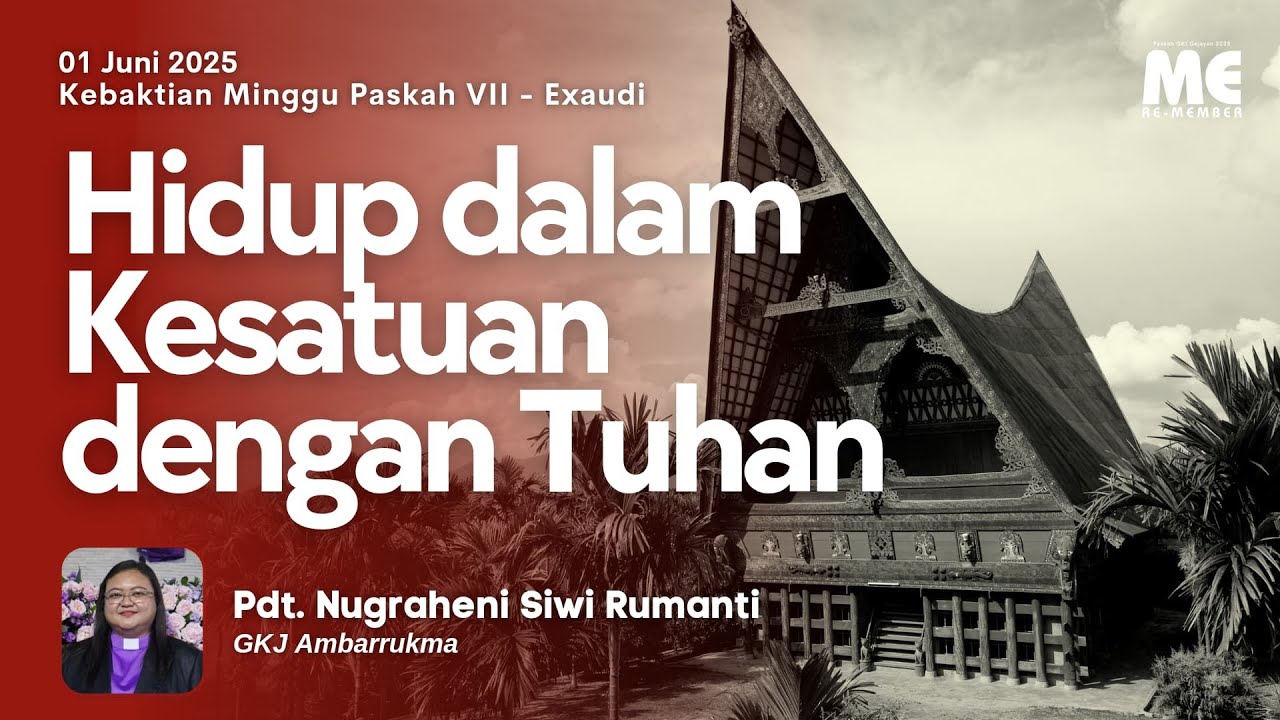 KEBAKTIAN INOVATIF | Minggu, 1 Juni 2025 - Pukul 18.30 | Pdt. Nugraheni Siwi Rumanti