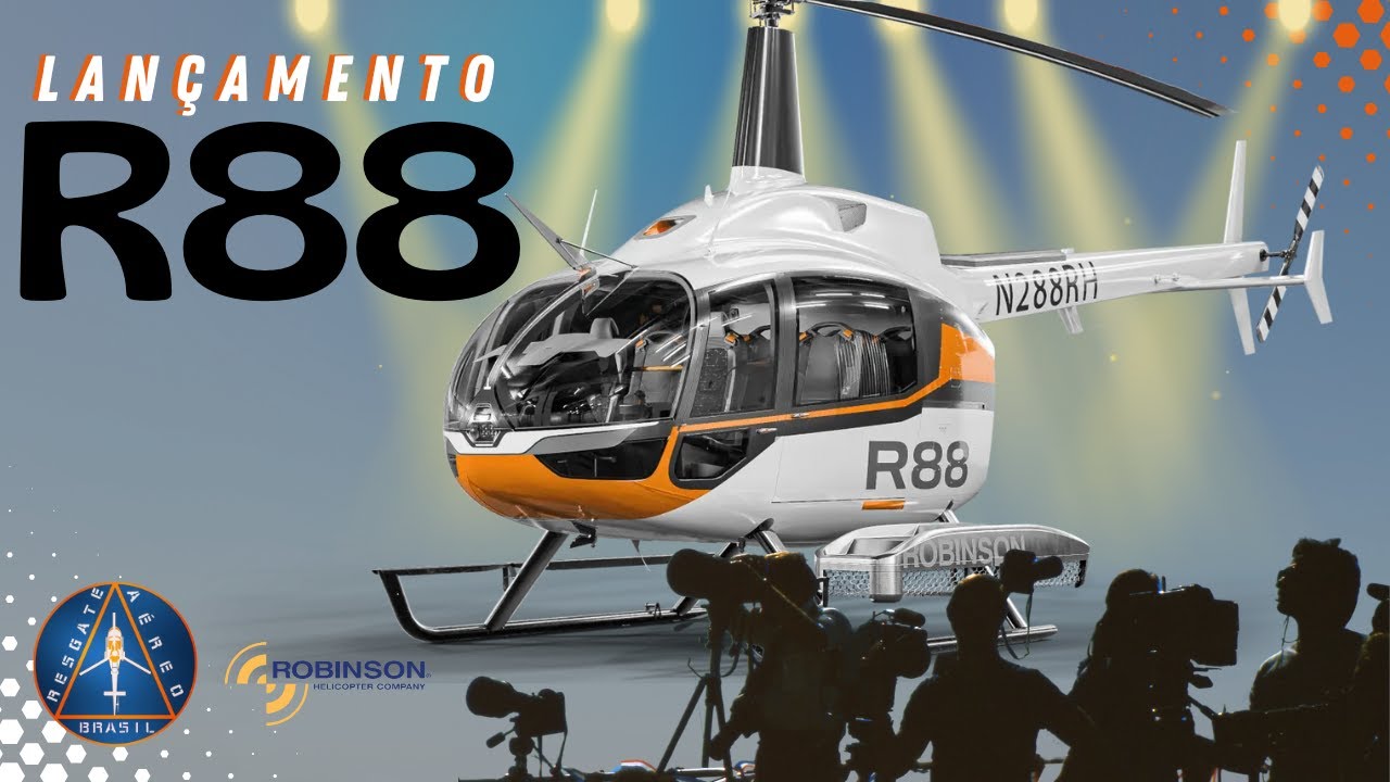 VIRADA DE MESA? O NOVO HELICÓPTERO R88 DA ROBINSON EM DETALHES!