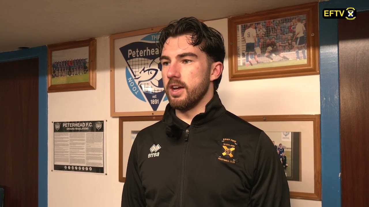 POST MATCH REACTION | Ruairidh Adams v Peterhead