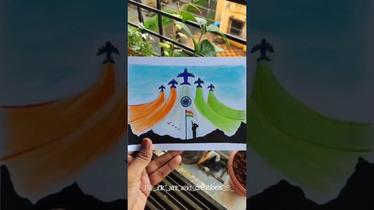 Republic Day Drawing | How to draw 26 January Drawing | #shorts #ytshorts