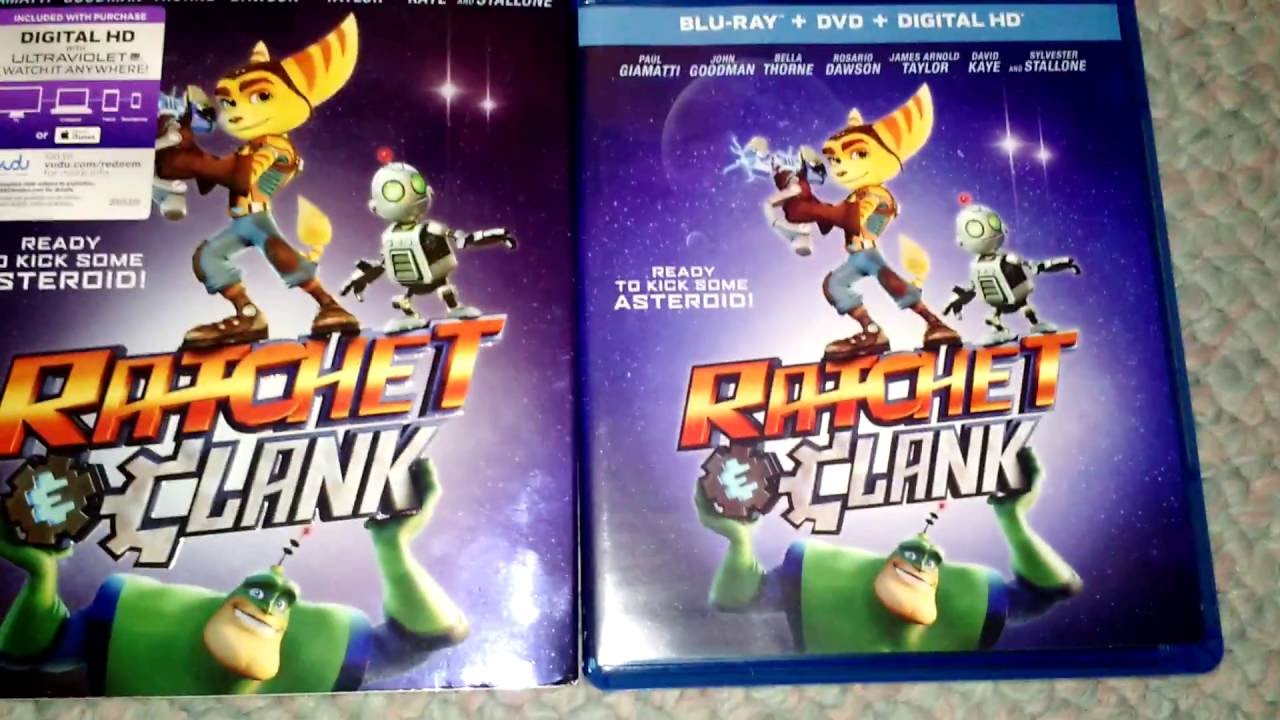 Ratchet and Clank: The Movie - Blu-Ray/DVD Combo Pack Unboxing!