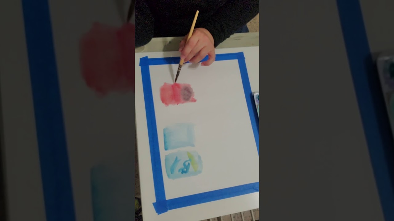 Four ways to give dimensions and depth in watercolor.