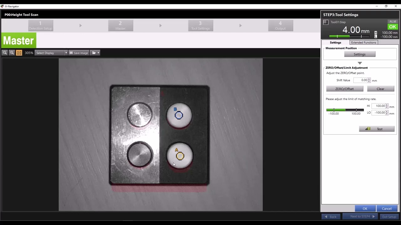 Scan Mode Step Tool | IX Series