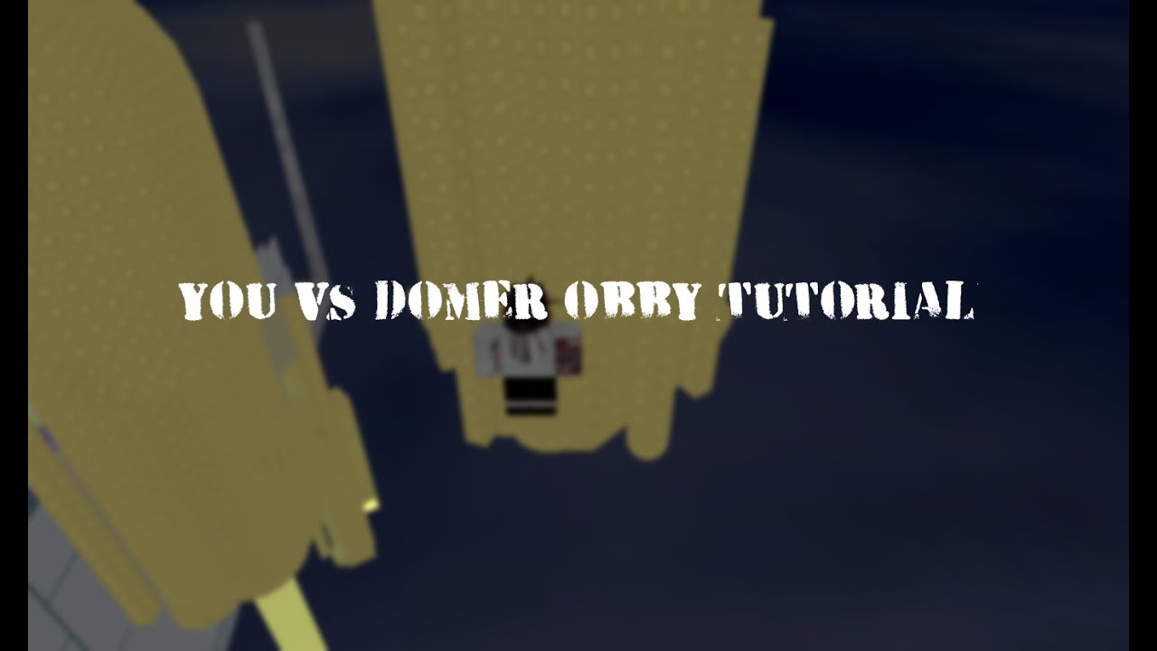 Roblox You VS Homer Obby Tutorial [WITH KEYBOARD]