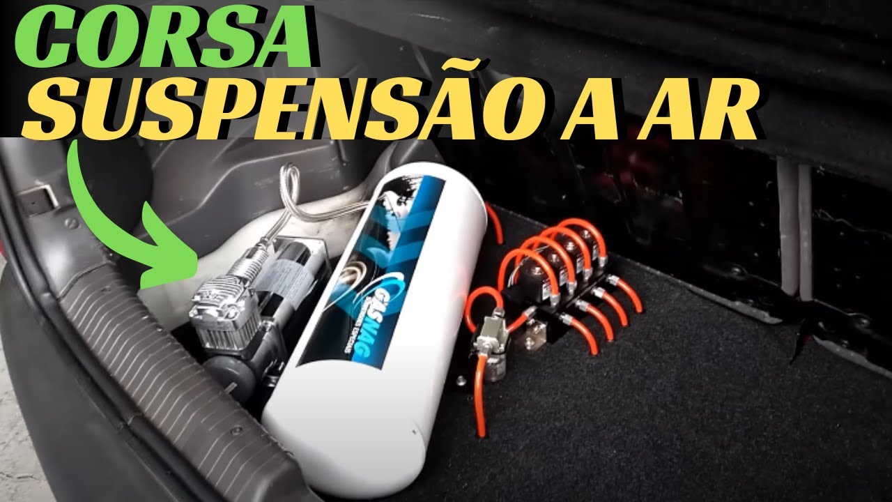 Corsa Rebaixado Suspens&atilde;o a Ar em Bloco - Gasnag Suspens&otilde;es