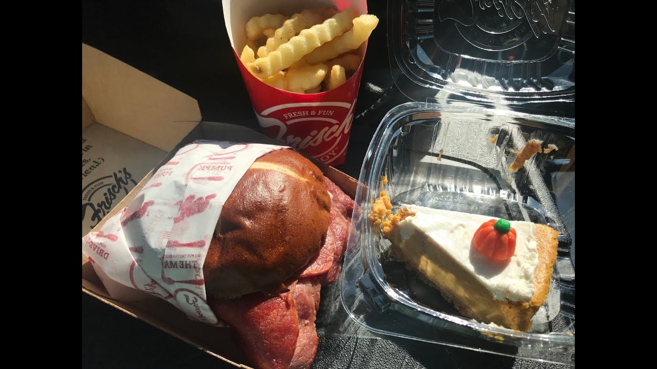 Frisch’s Pumpkin Cheesecake and Corned Beef & Swiss Combo Meal Review