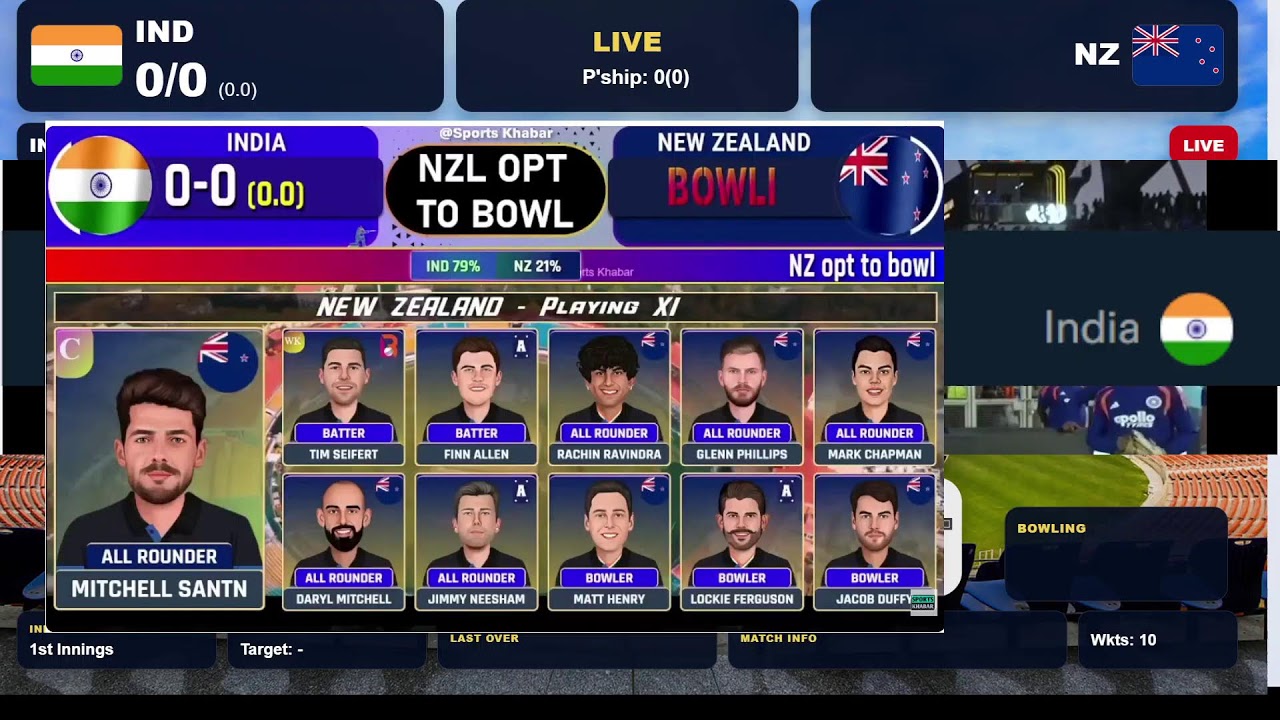 🔴 LIVE: India vs New Zealand FINAL | IND vs NZ | T20 World Cup 2026 Live Score & Commentary