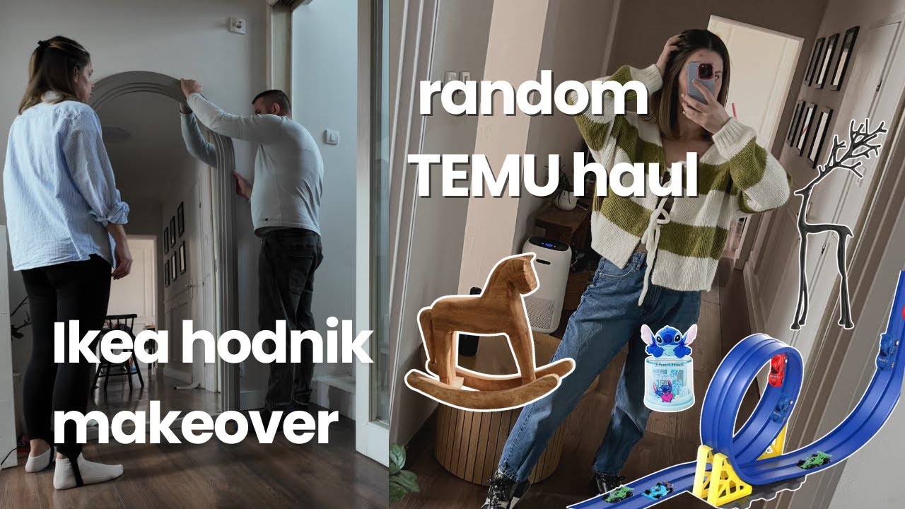 Ikea Temu haul   hodnik makeover