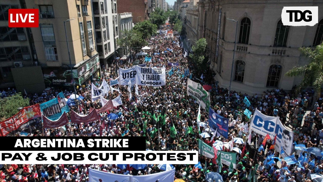 LIVE | Argentina Teachers & State Workers Strike Over Pay and Job Cuts | Latest Updates