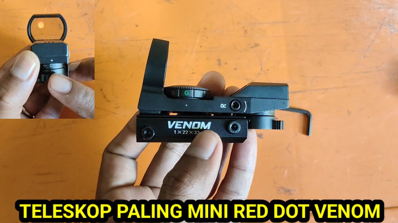 TELESKOP SENAPAN PALING KECIL MINI RED DOT‼️