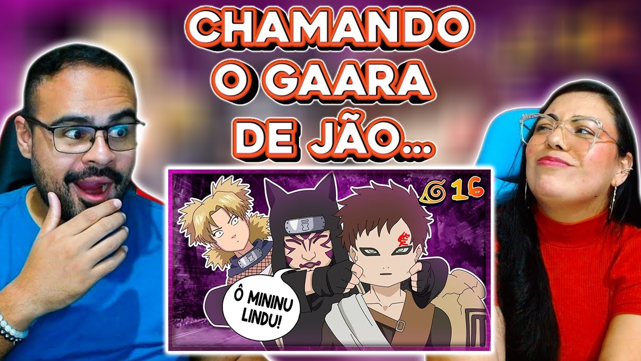 REACT EM CASAL Malandragem Ninja: EPISÓDIO 16 (PARTE 1) - PASSA O PERGAMINHO!