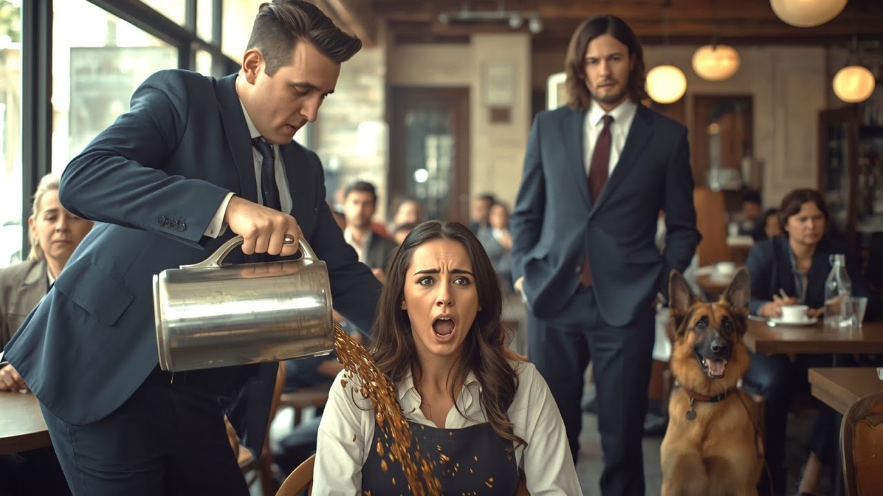 Billionaire’s Son Poured Hot Coffee on the Waitress—He Didn’t See the Mafia Boss Standing Behind Him