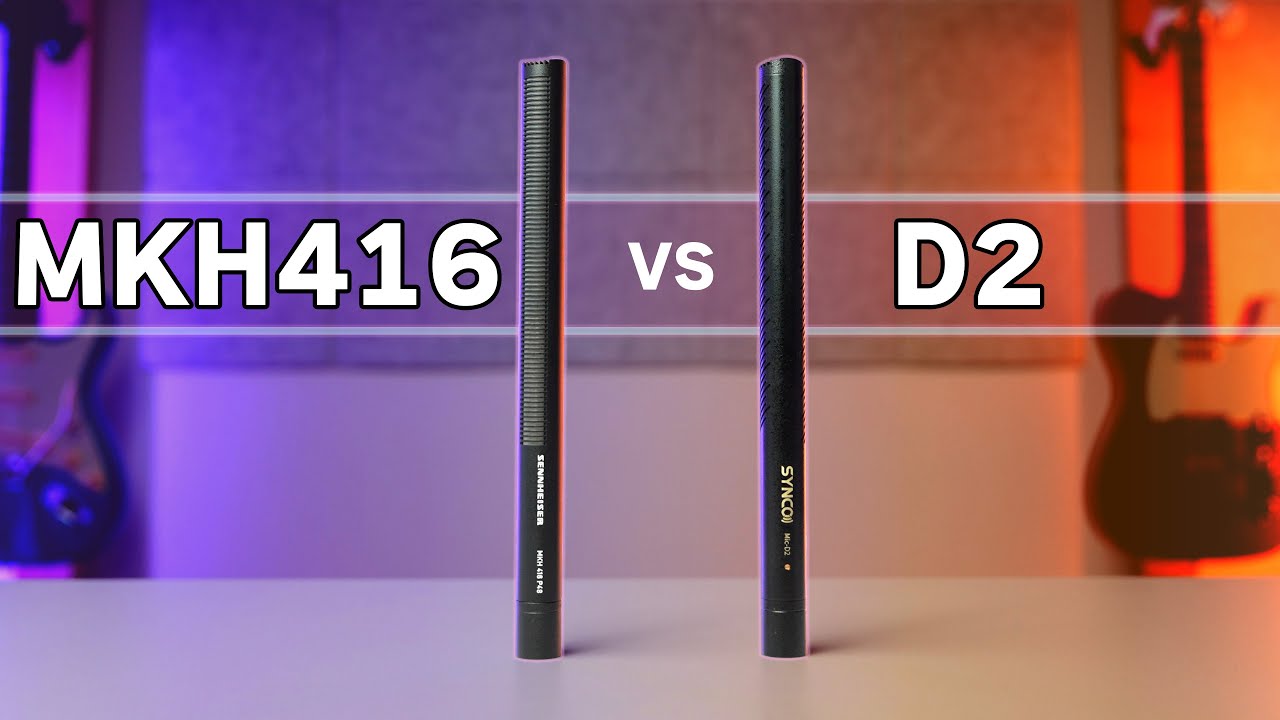 【MKH416 vs D2】高級ショットガンマイクとコスパ最強マイクの音質はどこまで違う？【SENNHEISER vs SYNCO】