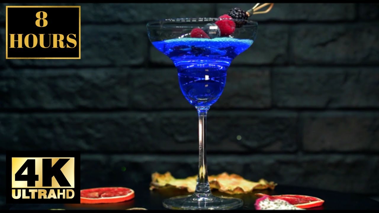 Cocktail Drink Wallpaper Scrennsaver Background 4K 8 HOURS