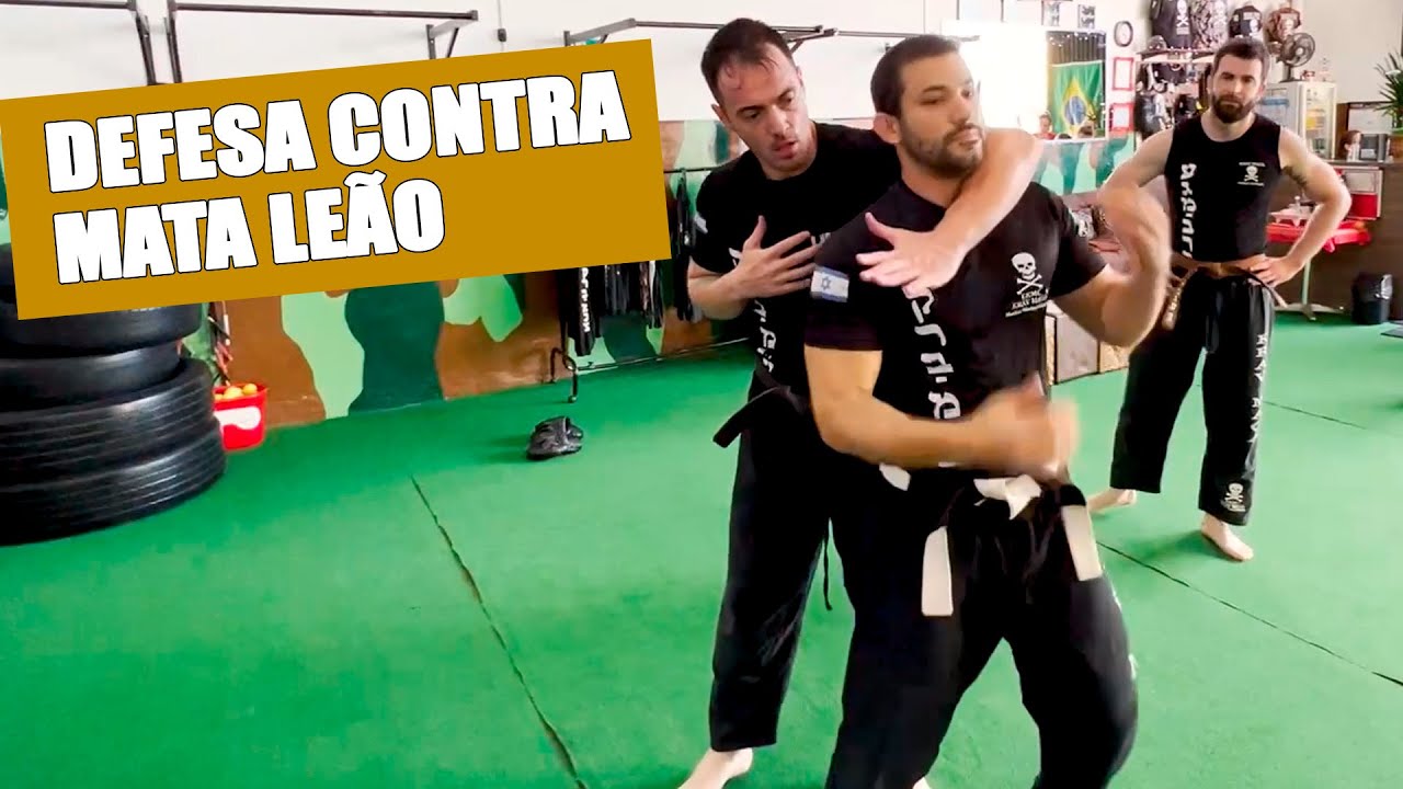 Como Defender um MATA LEÃO (estrangulamento) em uma Luta Real