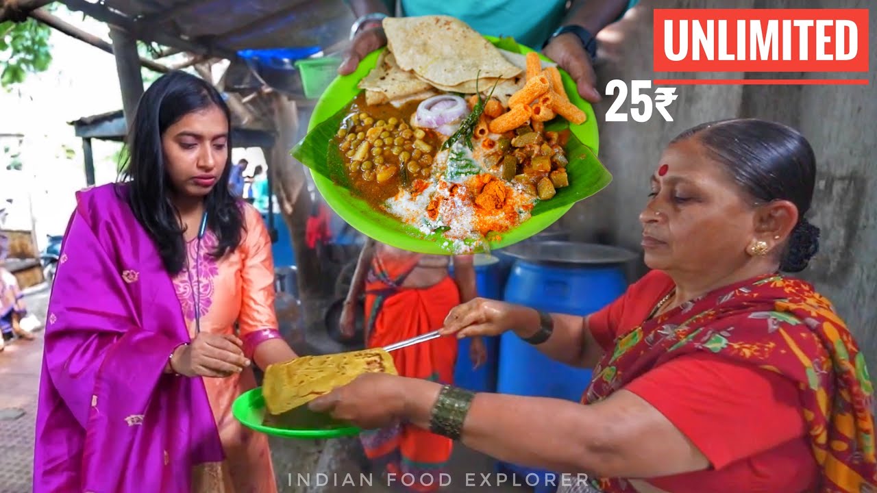 Unlimited Thali Only Rs.25/- | Cheapest Food Of Bangalore | Street Food India