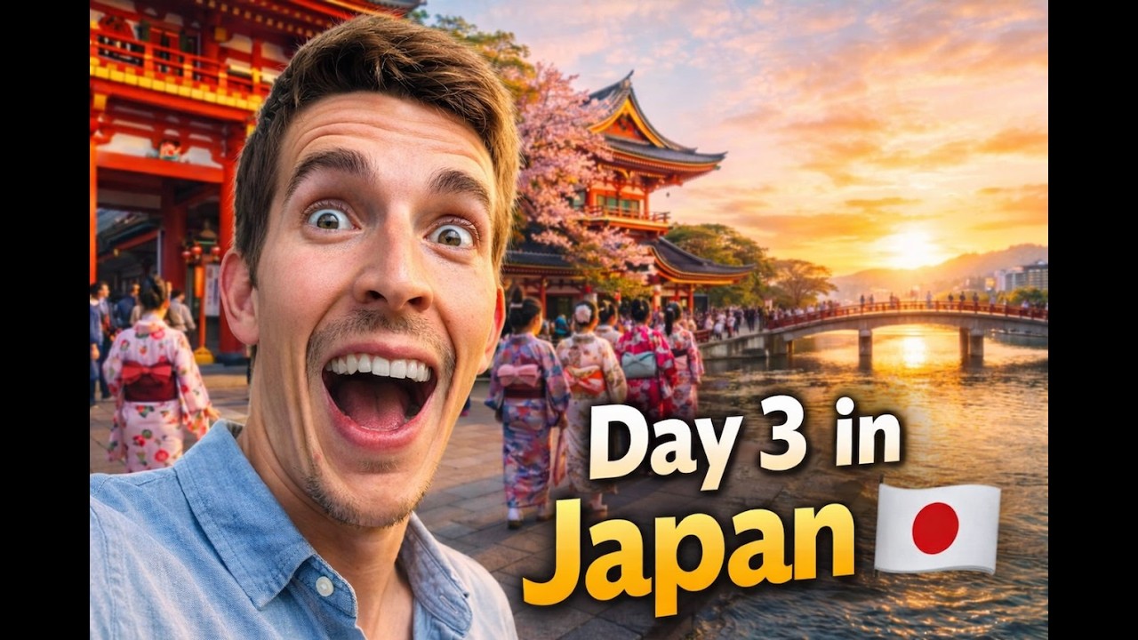 Temples, Kimonos & A Peaceful River Walk | Day 3 in Japan 🇯🇵 Tokyo