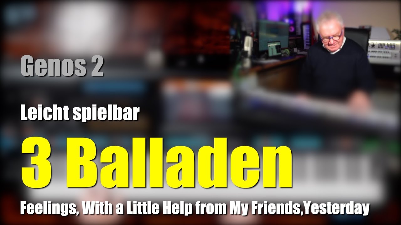 Genos2 -  3 Balladen - leicht spielbar # 1550