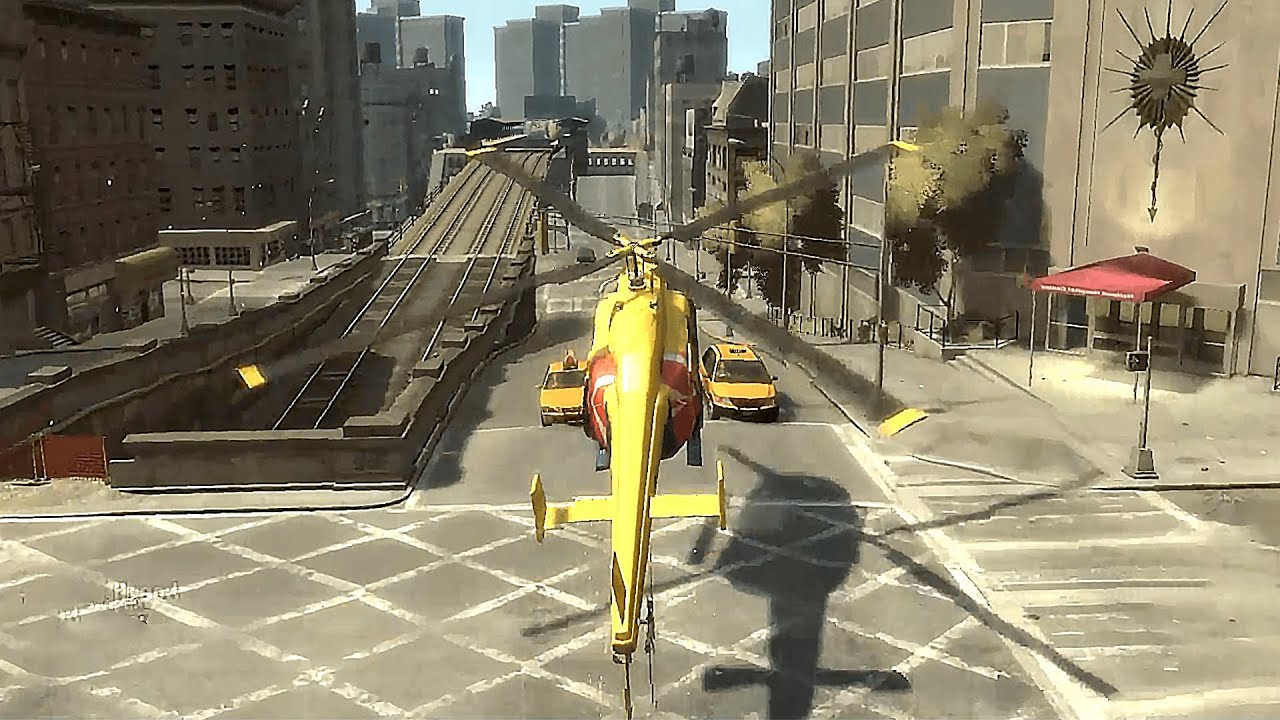 Grand Theft Auto IV | Helicopter crashes Compilation