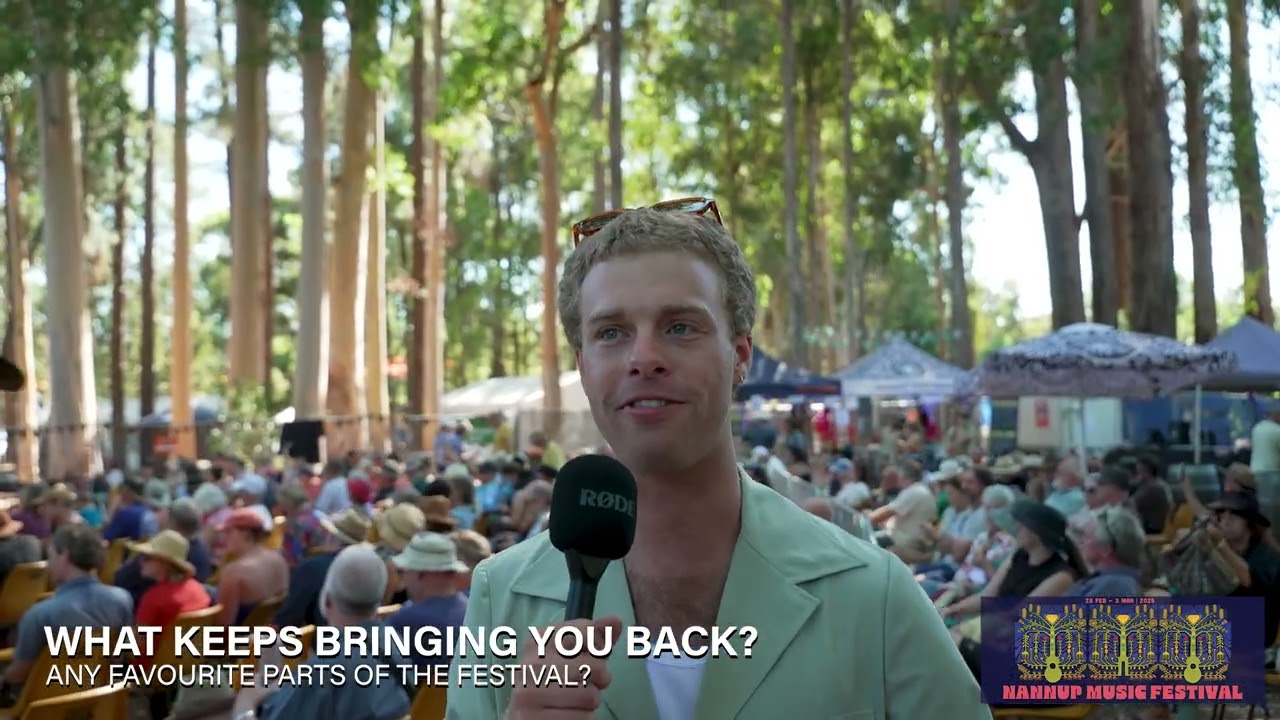 Nannup Music Festival 2025 | Crowd Interviews by SAE University College Film Students