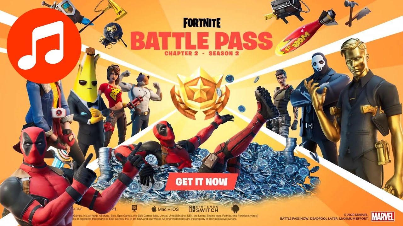 FORTNITE Chapter 2 Season 2 Music 🎵 Battle Pass Screen Theme (Fortnite Soundtrack | OST)