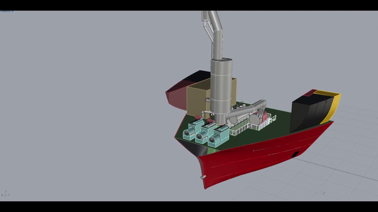 Engine room Arrangement-Rhino Design