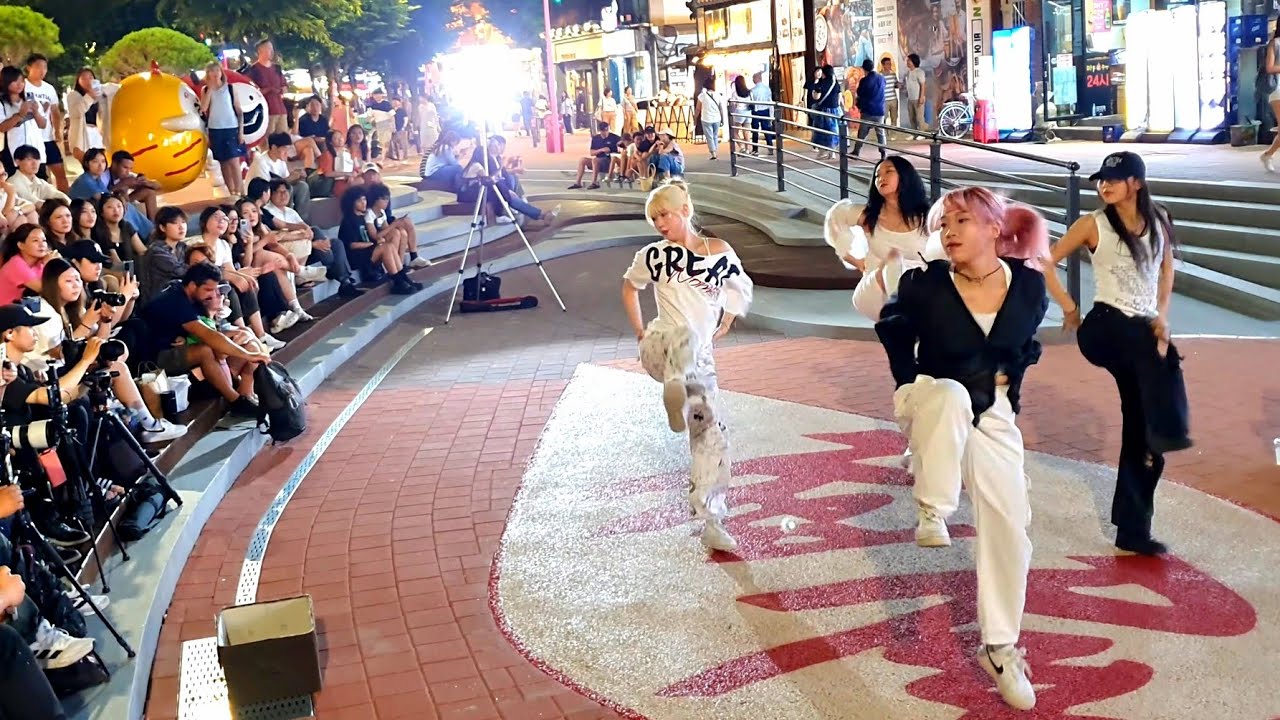 [STREET ARTIST] ALLURE. INTERACTIVE HONGDAE BUSKING. 240619.