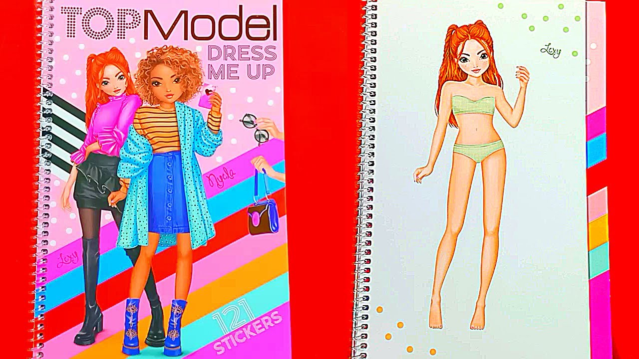 Hình dán thay trang phục | TOP MODEL DRESS ME UP GOOD VIBES | dán hình thiết kế thời trang PART 8