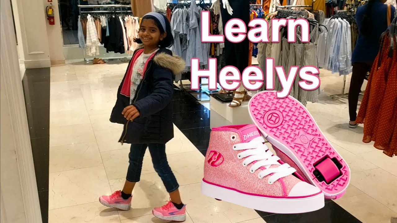 Learn Heelys (Shoes with Wheels) #LearnWithDiva