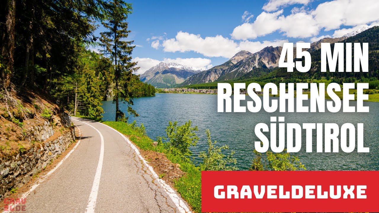 45 Min Panorama Runde um Reschensee - Vinschgau Workout Indoor Cycling Training