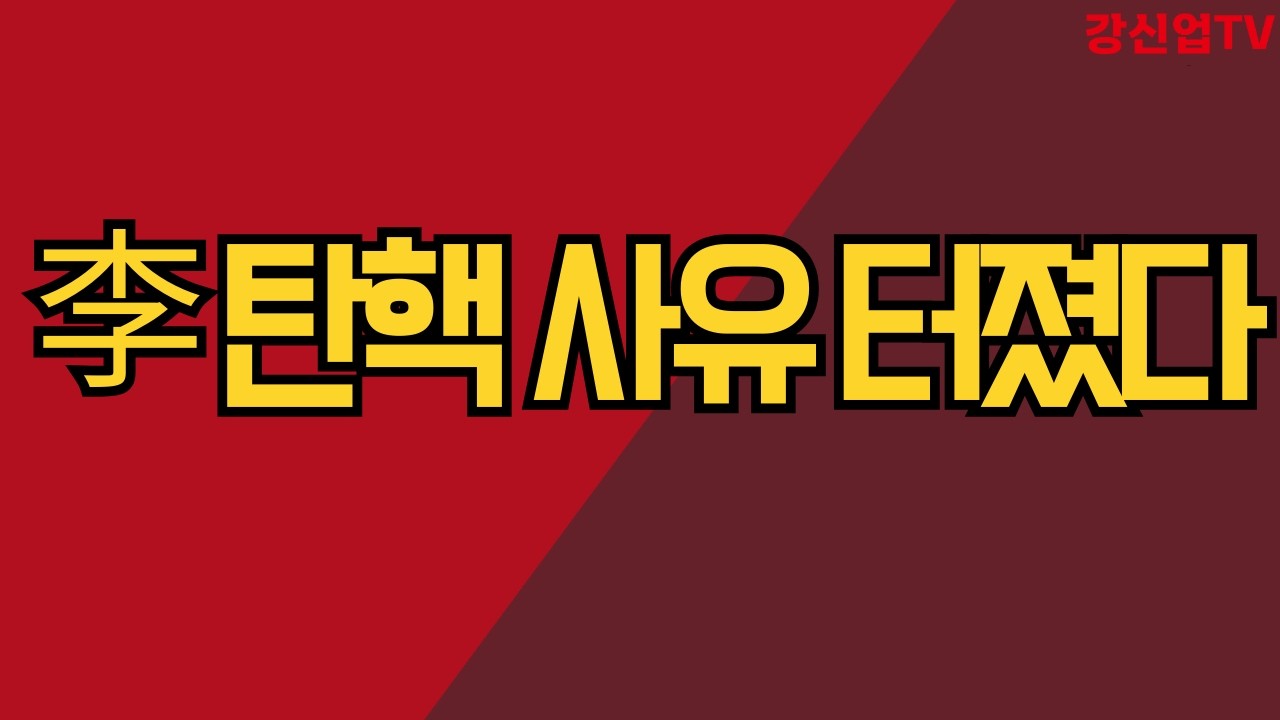 이재명 탄핵 사유 터졌다/국힘, 당무 개입 맹비난