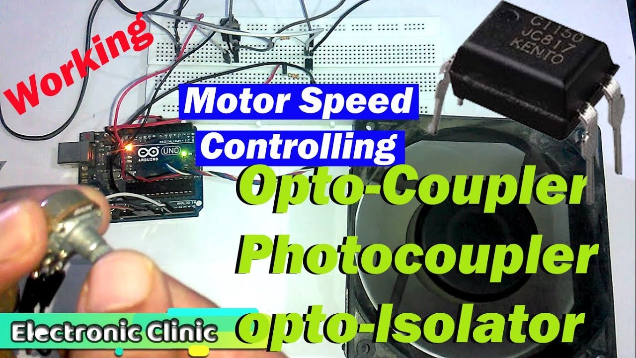 Arduino uno Electronics tutorial phototransistor Optocoupler or Opto-isolator working & use 