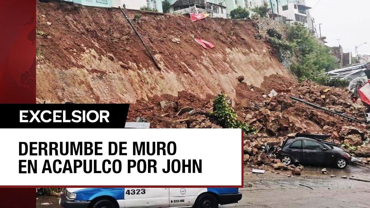 Deslave en Acapulco por lluvias habría sepultado a dos personas