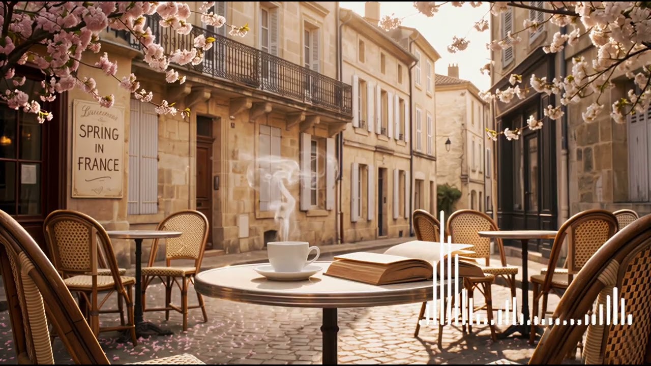 French Café 1990 / Spring in France / Jazz Café.