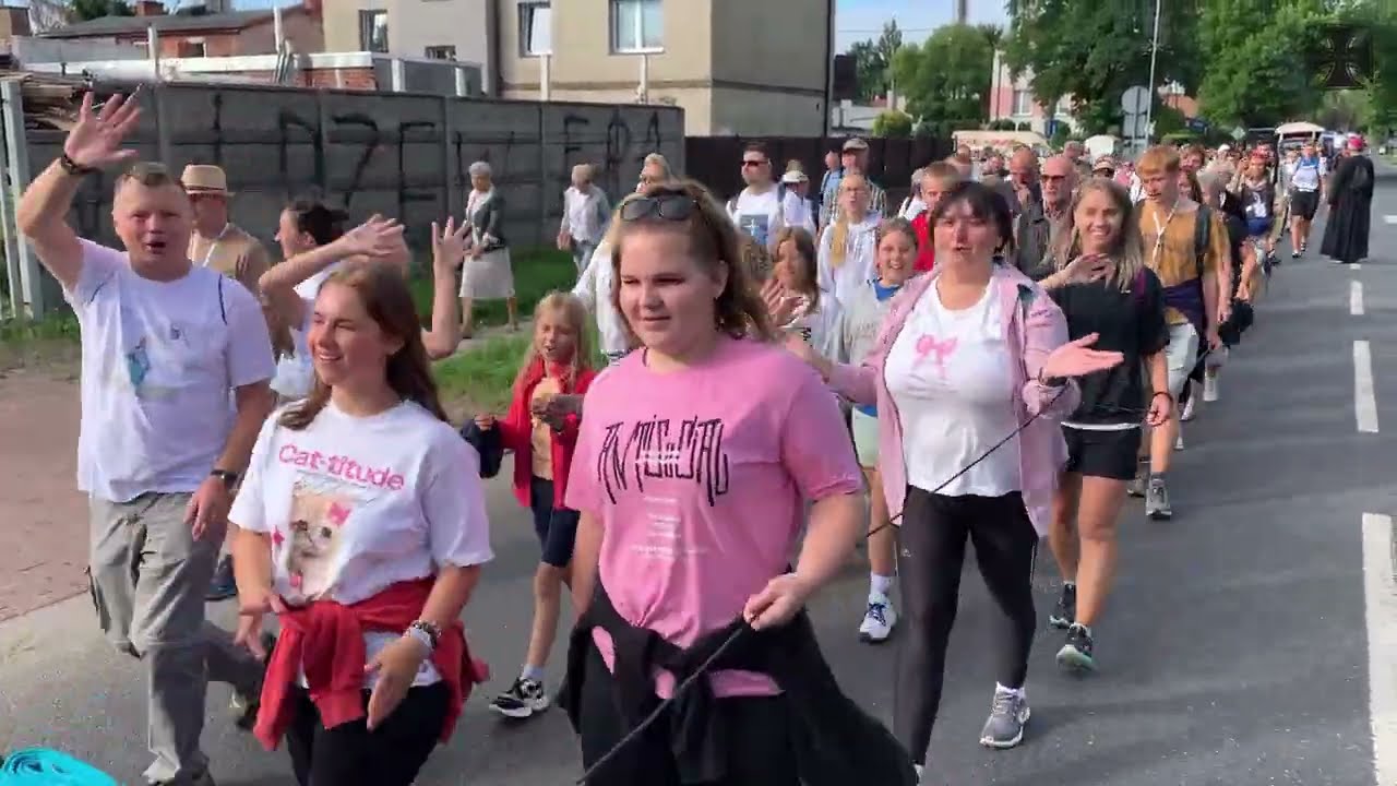 Wyjście z Pabianic 557 Pieszej Pielgrzymki Pabianickiej na Jasną Górę I 2025