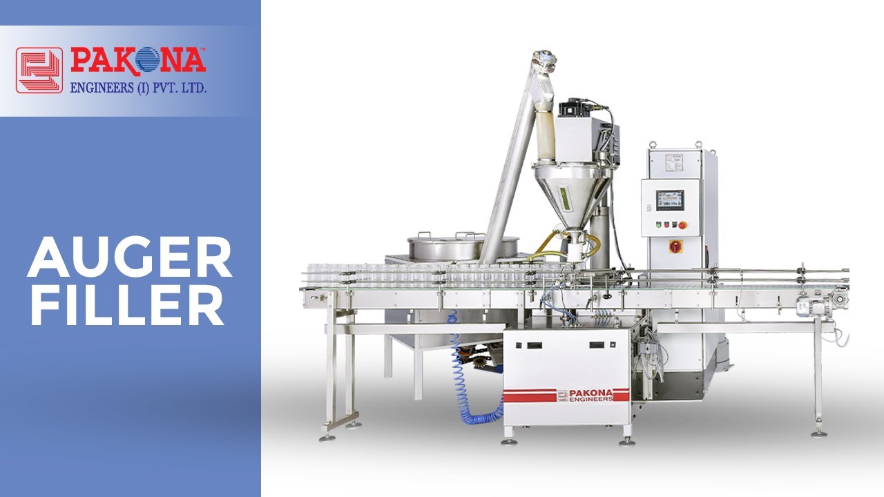 Dosing and Filling Machines - Auger Filler Machines - Pakona Engineers