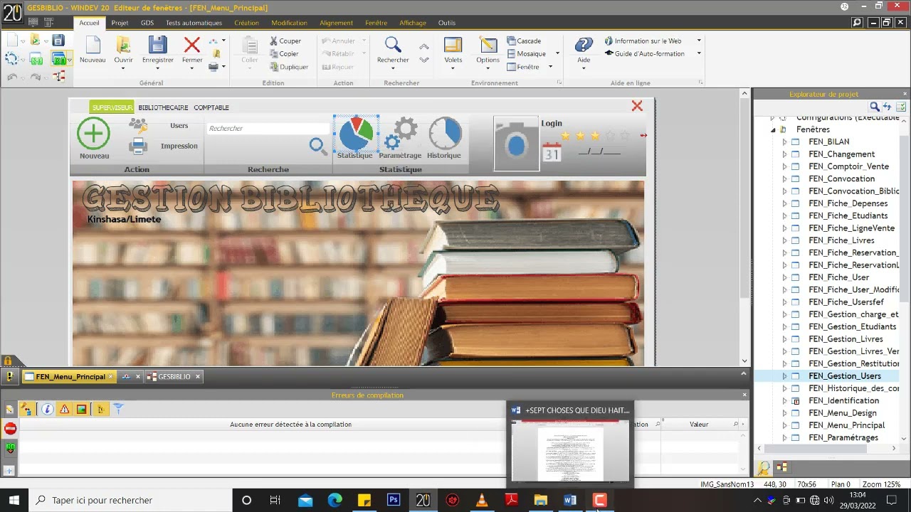 GesBiblio Partie 9   Gestion comptable partie 2 Suite et Fin