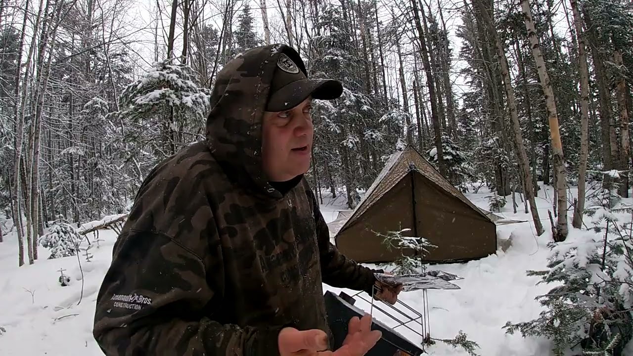 camping d hiver avec ma  hot tente pomoly  chalet 70 pizza nouille popcorn