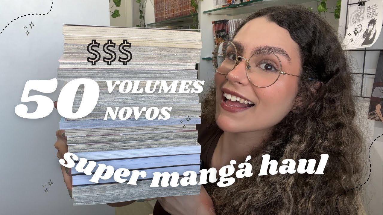 super mangá haul acumulado do primeiro semestre de 2024
