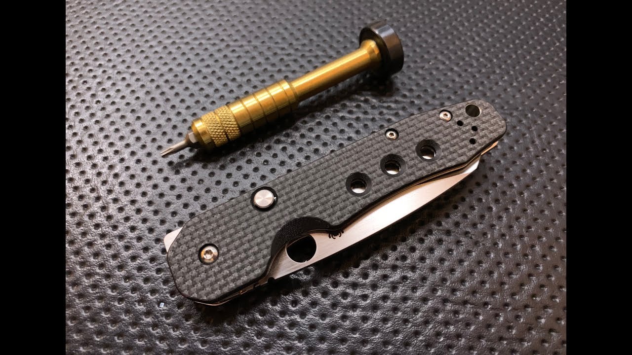 How to disassemble and maintain the Spyderco Smock Pocketknife