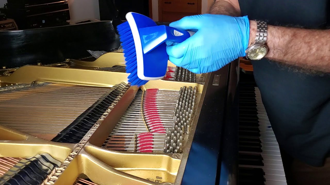 #6 Restoring An Old Steinway Piano Tuning Pins And Strings Cleanup