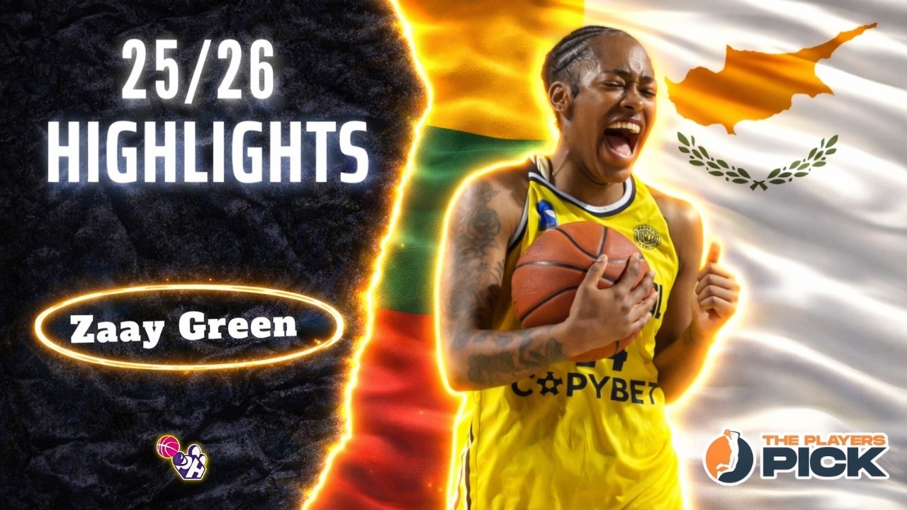 Zaay Green Highlights 2025/26 || EuroLeague - EuroCup - Lithuania - Cyprus || Team